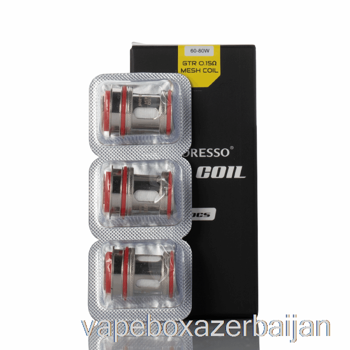 Vape Box Azerbaijan Vaporesso GTR Replacement Coils 0.15ohm Mesh Coils